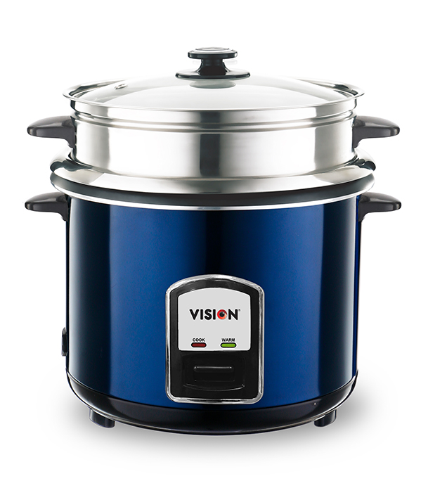 VISION Rice Cooker 3.0 Liter REL-50-05 SS  (Double Pot)