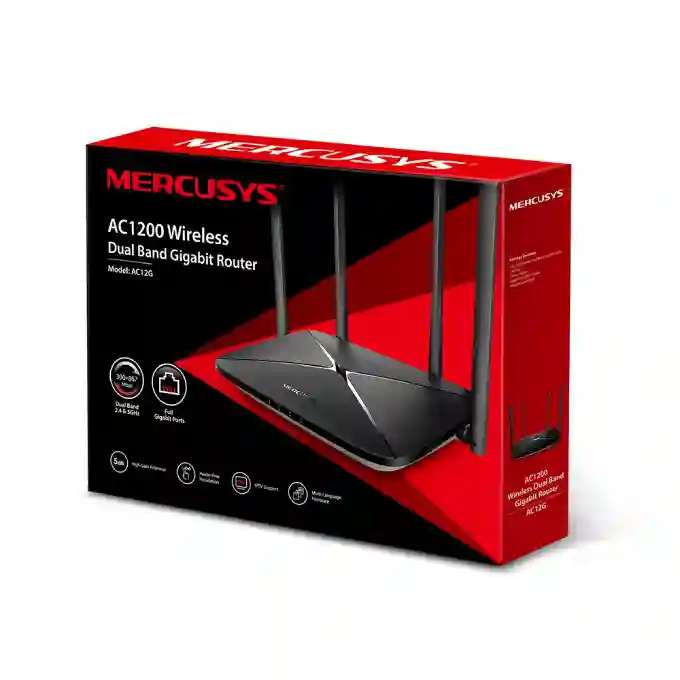 Mercusys AC12G AC1200 Dual Band Gigabit Router